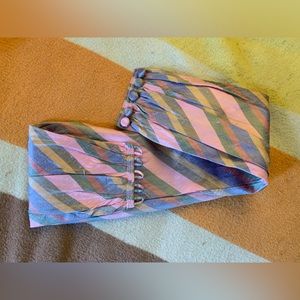 Amazing 80's vintage rainbow button up belt